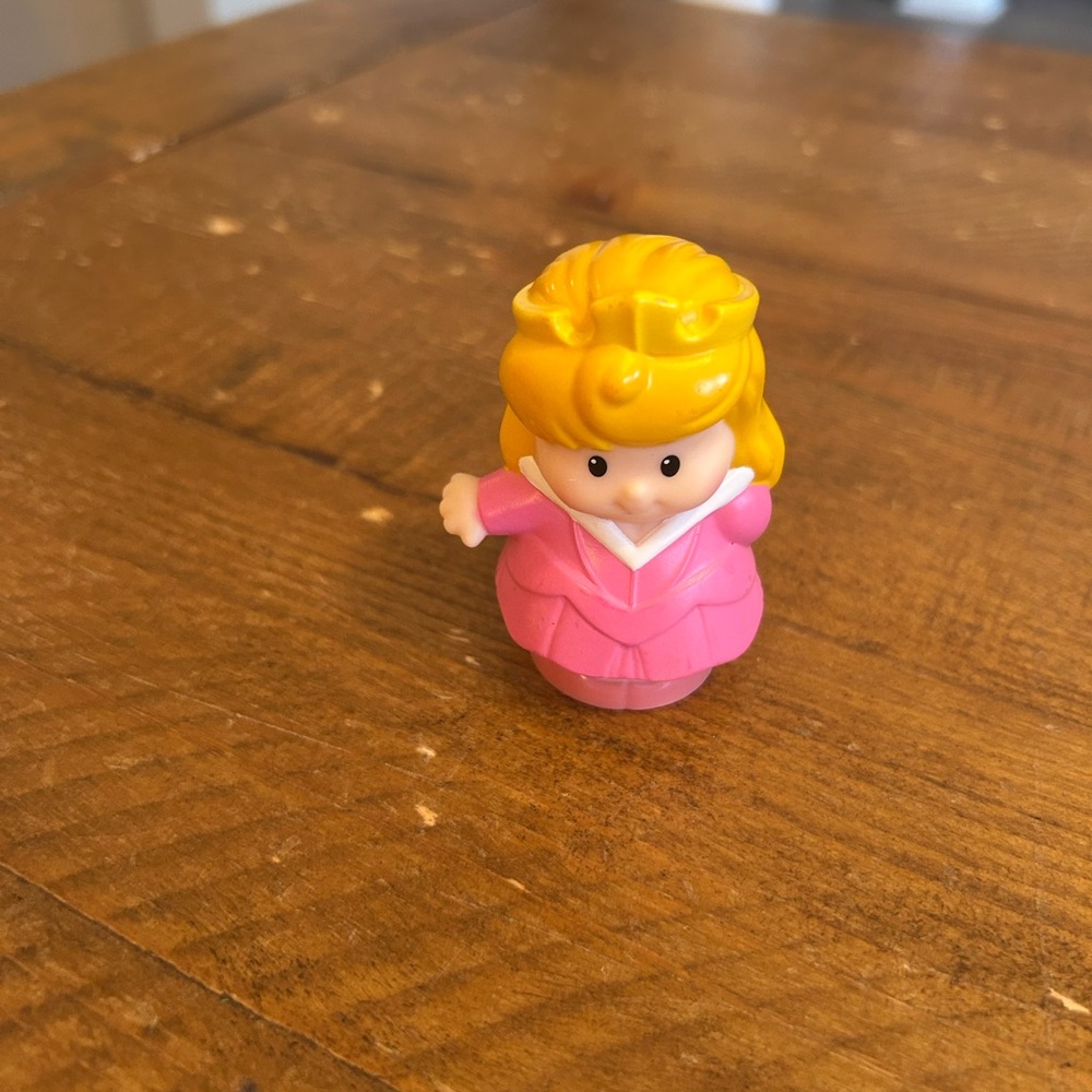 Fisher Price Little People sleeping beauty Princess Aurora as is